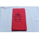 serviette en papier rouge personnalisée 2