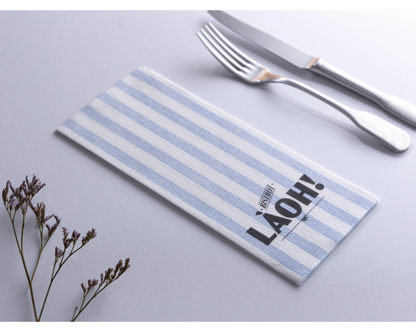 Serviette Riviera spunlace personnalisées par 600