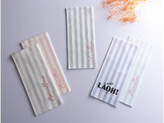 Serviette Riviera spunlace personnalisées par 600