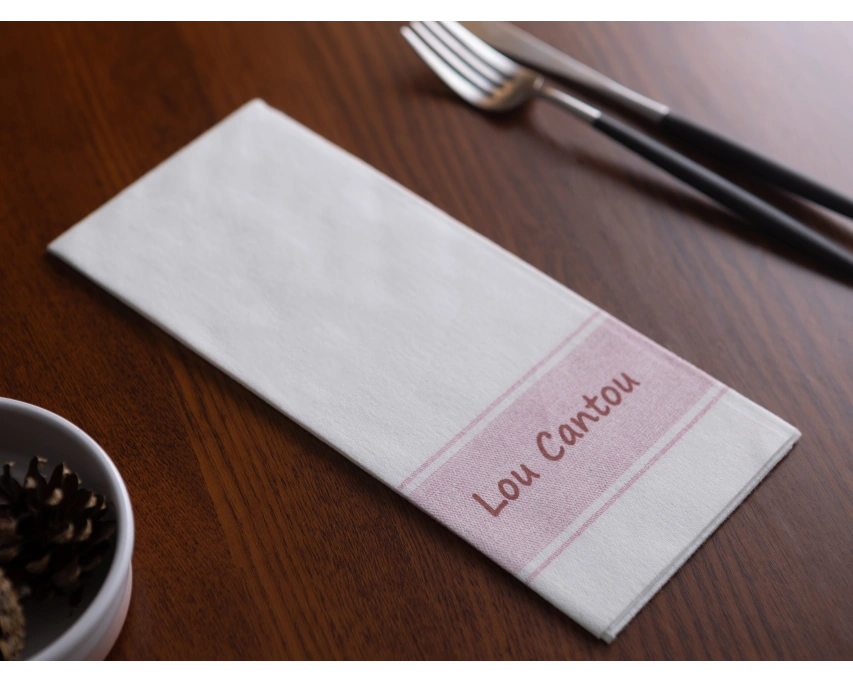 Serviettes Bandeau personnalisées par 600
