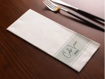 Serviettes Bandeau personnalisées par 600