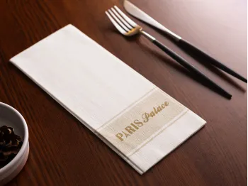 Serviettes Bandeau personnalisées par 600