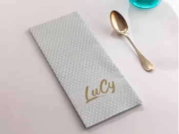 Serviettes Diamant P8 personnalisées - par 1050