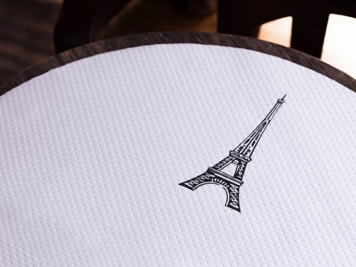 Nappes rondes personnalisées par 1000