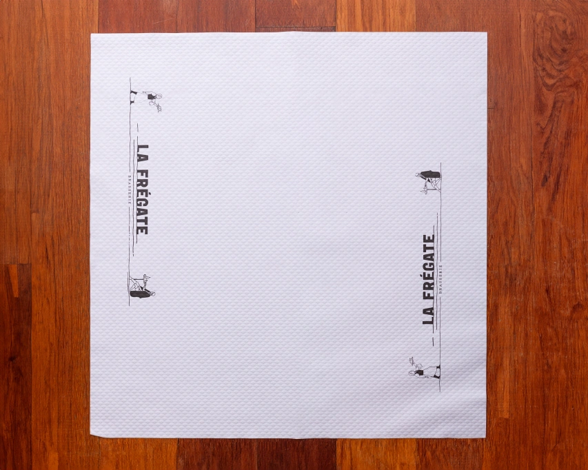 Nappes papier personnalisés par 1000