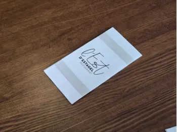 Serviettes Personnalisables à lanières – Déco bistro et choix des couleurs pour Restaurants