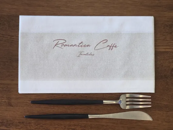 Serviette Pompéi Viscolin personnalisable 40x50