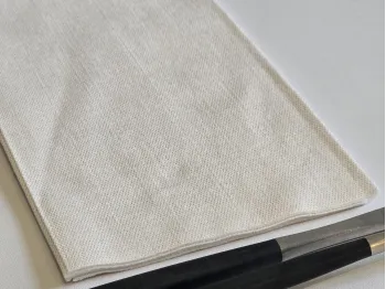 Serviettes en viscolin champagne en 40x40 par 800 : Spunlace