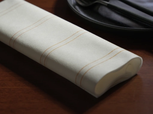 Serviette Odile 50x50 Viscolin | Serviette haut de gamme restaurant